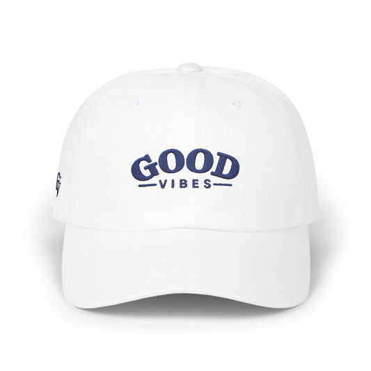 Good Vibes Dad Cap — Embroidered Casual Baseball Hat