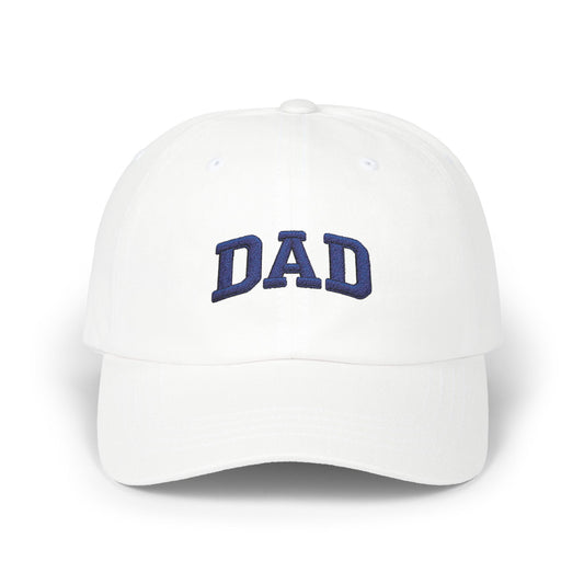 DAD Embroidered Classic Dad Cap — Cotton Baseball Hat for Fathers, Father’s Day Gift