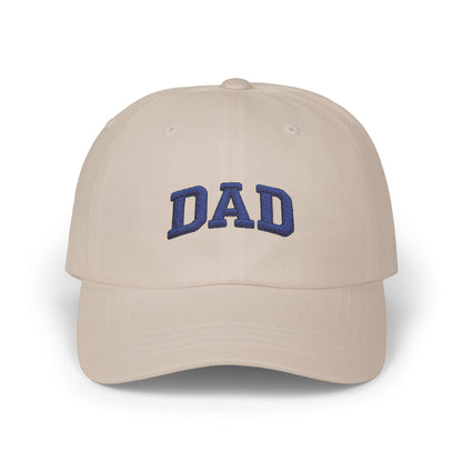 DAD Embroidered Classic Dad Cap — Cotton Baseball Hat for Fathers, Father’s Day Gift